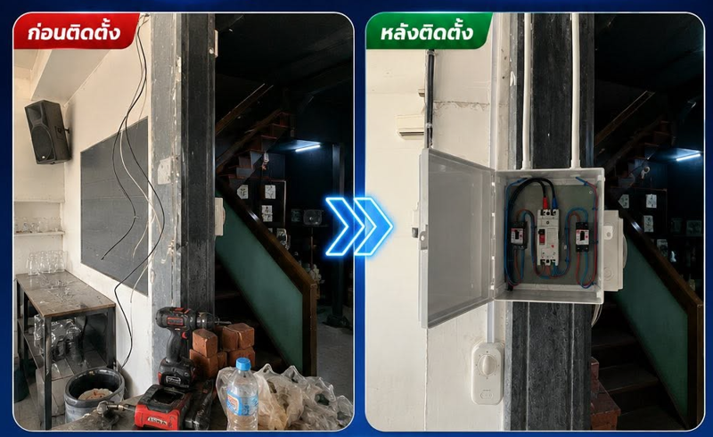 ติดตั้งตู้ไฟ